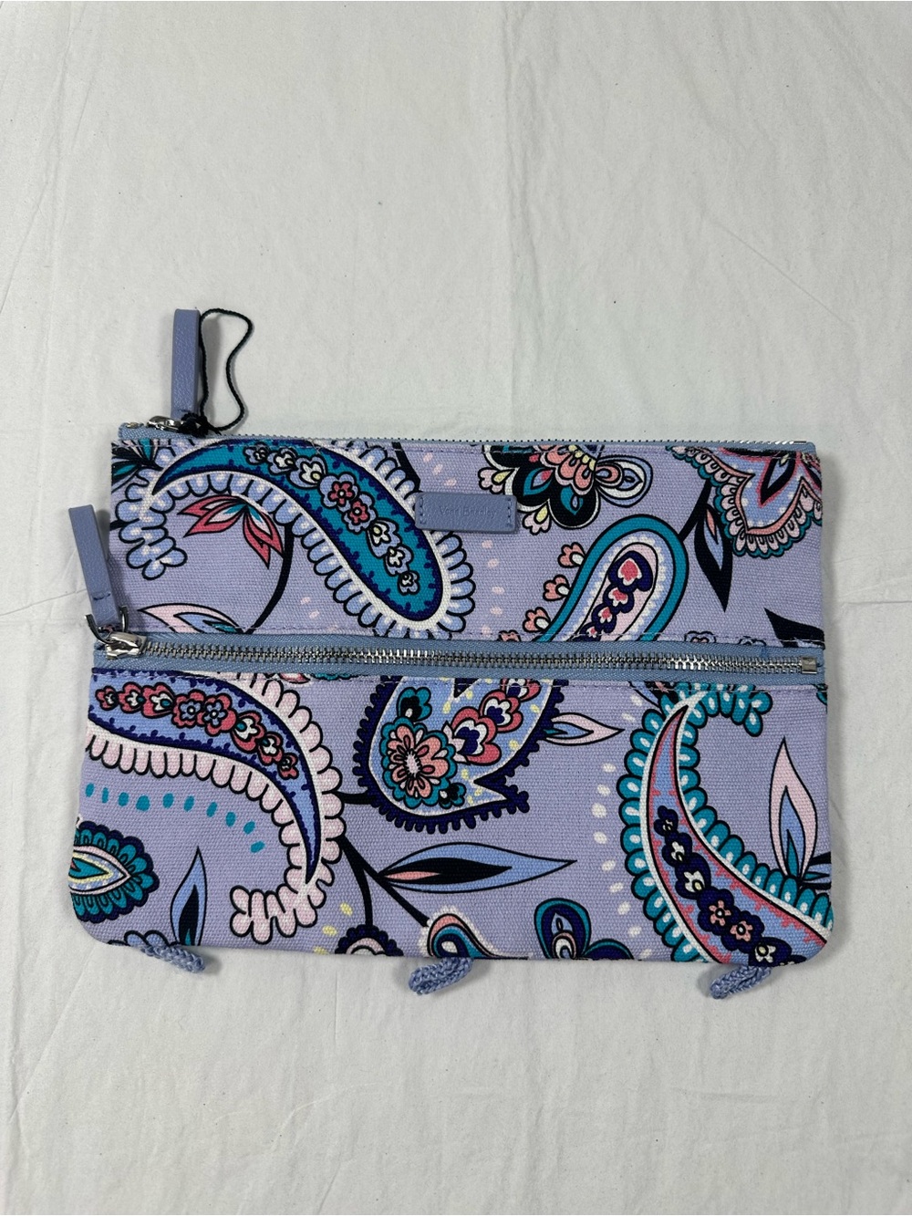 Vera Bradley Makani Paisley Pencil Case / Make Up Bag